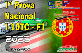 1º Prova do Campeonato Nacional de 1/10 TC e Trofeu F1